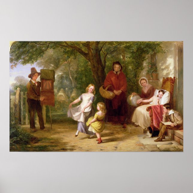 Póster Enfermedad y salud, 1843 (Frente)