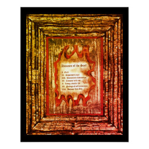 Póster Enfermedades del alma