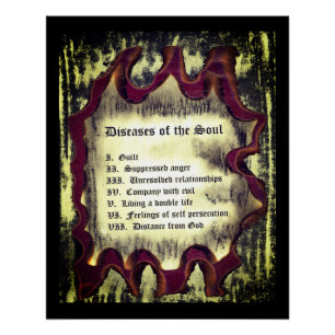 Póster Enfermedades del alma