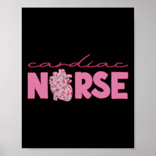 Póster Enfermera cardíaca día de San Valentín Cardiología