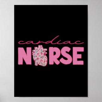 Póster Enfermera cardíaca día de San Valentín Cardiología