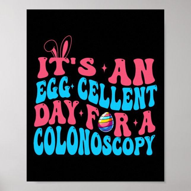 Póster Enfermera de Gi de Pascua Eggcellent Gastroenterol (Frente)