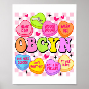 Póster Enfermera de ginecología y obstetricia del día de
