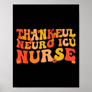 Póster Enfermera de la UCI Thankess Neuro ICU Nu