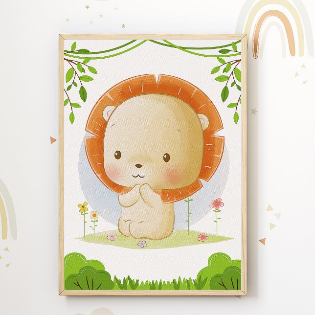 Póster Enfermera de leones Imprimir a niños de la sala Po (Subido por el creador)