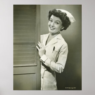 Póster Enfermera de Peeping