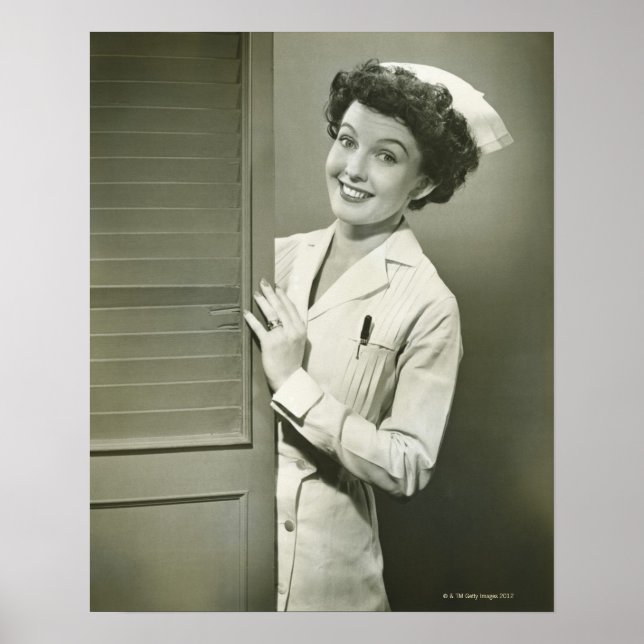 Póster Enfermera de Peeping (Frente)