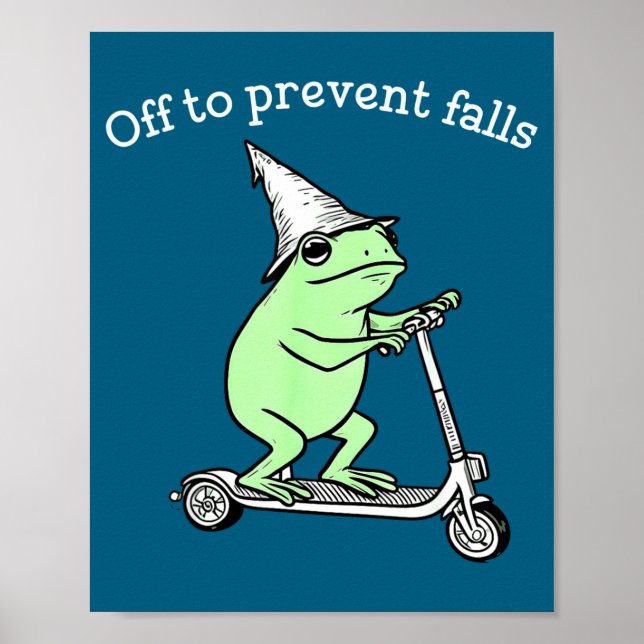 Póster Enfermera de PTA SPT de Prevención de Caídas (Frente)