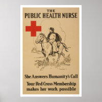 Enfermera de salud pública - responde al llamado d