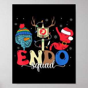 Póster Enfermera del escuadrón Endo Santa Estómago Sombre