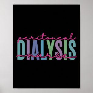 Póster Enfermera diálisis Enfermedad renal Enfermería div