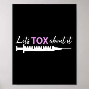 Póster Enfermera estética Inyector de Botox Enfermera est