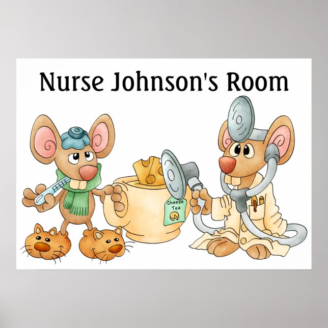 Póster Enfermera/Médica Poster - SRF (Frente)