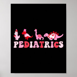 Póster Enfermera pediátrica Enfermería de pediatría de pi