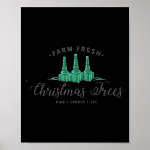Póster Enfermera terapeuta respiratoria navidades rt xmas