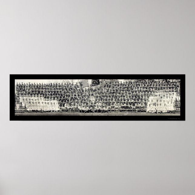 Póster Enfermeras hospitalarias Foto de la Primera Guerra (Frente)