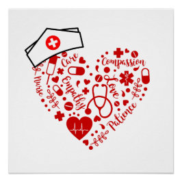 Póster Enfermeras inscritas en la escuela de enfermería p