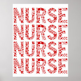 Póster Enfermeras inscritas en la escuela de enfermería p