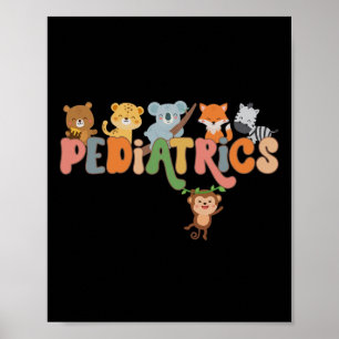 Póster Enfermeras pediátricas Niños Enfermeros de enferme