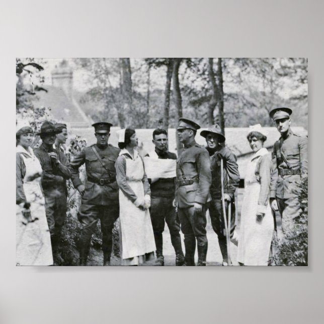 Póster Enfermeras y Médicas de la WWI (Frente)