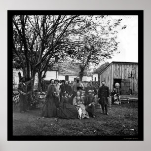 Póster Enfermeras y oficiales de la Comisión Sanitaria 18