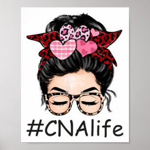 Póster Enfermería certificada por Cna Istant Valentine Da