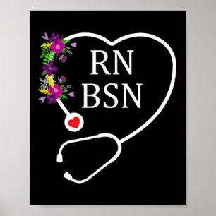 Póster Enfermería De Enfermeras Registradas De Rn Bsn Est