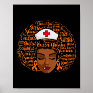 Póster Enfermería de sensibilización sobre el cáncer de s