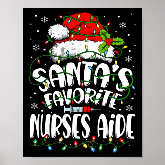 Póster Enfermería Istan de Navidades de enfermeras favori (Frente)