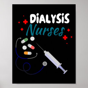 Póster Enfermería Nefrología Diálisis Enfermedad renal En