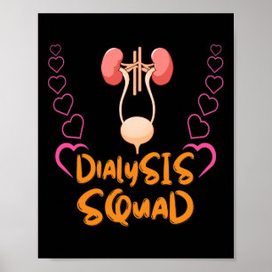 Póster Enfermería Nefrología Diálisis Enfermedad renal En