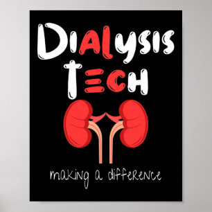 Póster Enfermería Nefrología Diálisis Enfermedad renal En