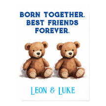 Enfermería para niños gemelos, ositos de peluche,