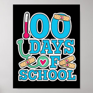Póster Enfermero 100 Días De Escuela