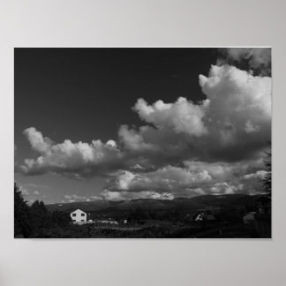 Póster Enfoque de nubes