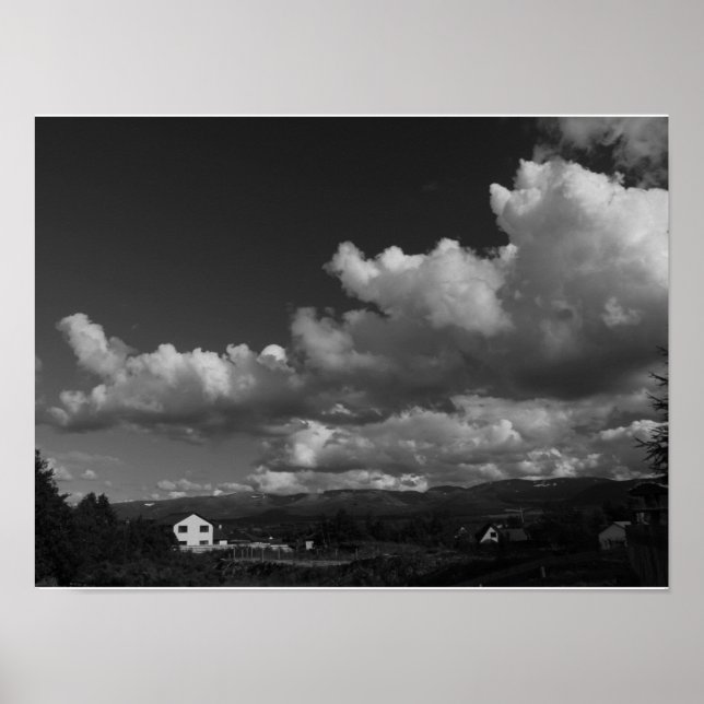 Póster Enfoque de nubes (Frente)