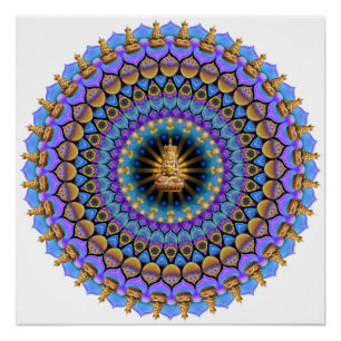 Póster Enfoque diario 11.23.17 Buda Mandala