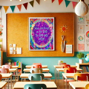 Póster Enfoque en el Poster de Inespiritualidad Motivacio