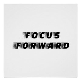 Póster Enfoque hacia adelante