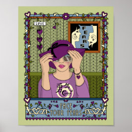 Póster Enfrenta Tus Miedos_Póster de 8x10 A