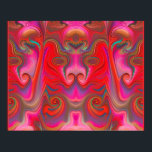 Póster Enfrentados pero también enfrentados - Ken Gage Ar<br><div class="desc">Enfrentados Pero También Enfrentados. 2023,  Ken Gage. Arte digital: surrealismo abstracto.</div>