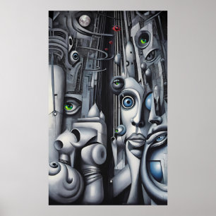 Póster Enfrentando el mundo de los sueños