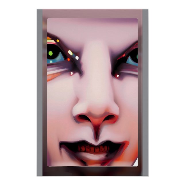 Póster Enfrentando la mercancía (Anverso)