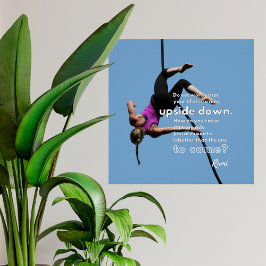 Póster Enfrentar el cambio Inspirador