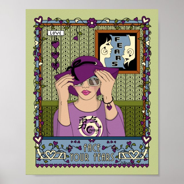 Póster Enfrentar sus temores_A_8x10 Poster (Frente)