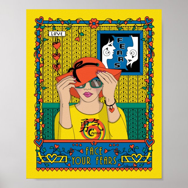 Póster Enfrentar sus temores_B_8x10 Poster (Frente)