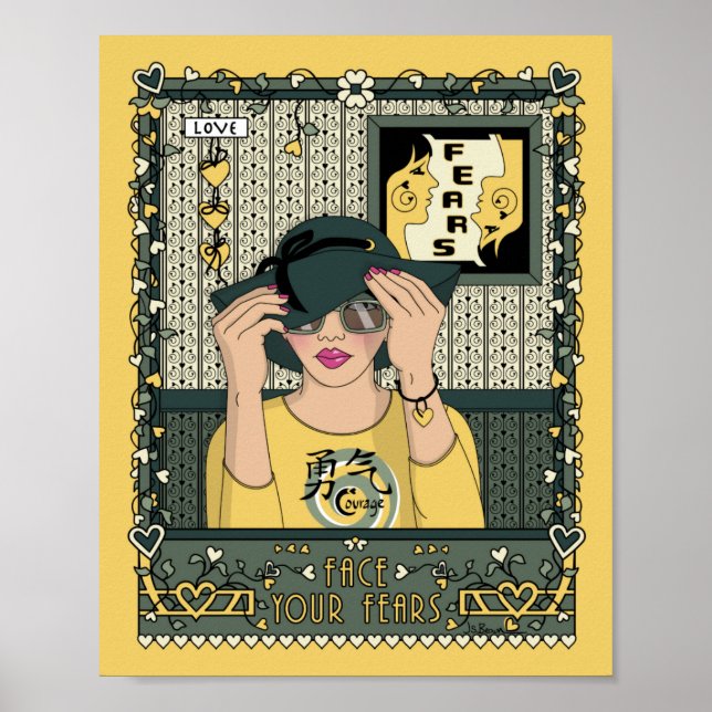 Póster Enfrentar sus temores_C_8x10 Poster (Frente)