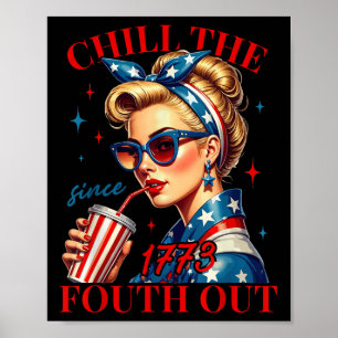 Póster Enfría El Cuarto Desde 1776 Libertad Americana 4