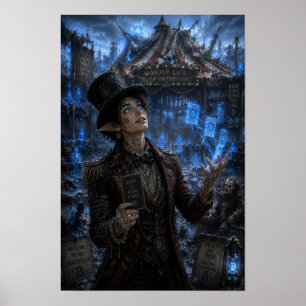 Póster Engaño / Artista de Circo / Gran Carpa de Circo