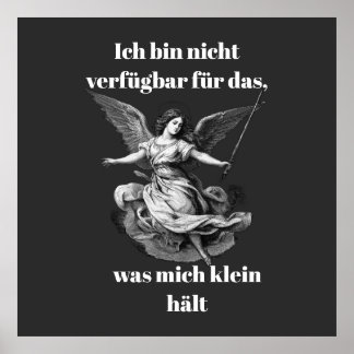 Póster Engel der Unverfügbarkeit 